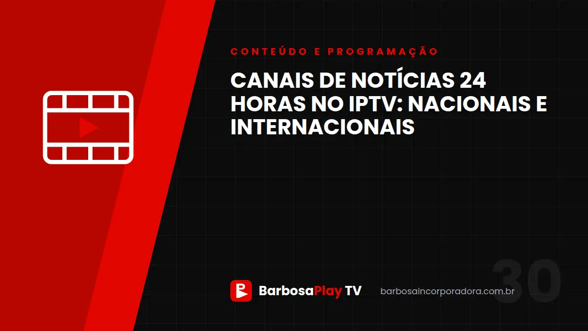 Canais de notícias 24 horas no IPTV: nacionais e internacionais
